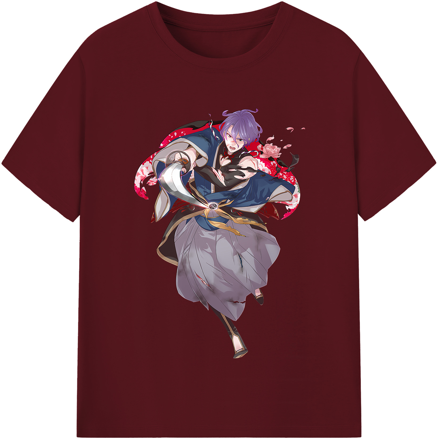 （画像用） 刀剣乱舞 Touken Ranbu 綿100％半袖Tシャツ（フロントプリント）